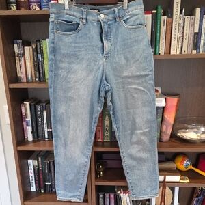 Express Light Wash Ankle Jeans